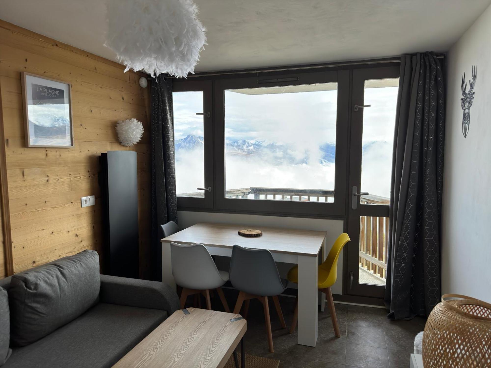 Paquebot Des Neiges - Appartement 4 Personnes - Vue Mont Blanc Ла-Плань Экстерьер фото