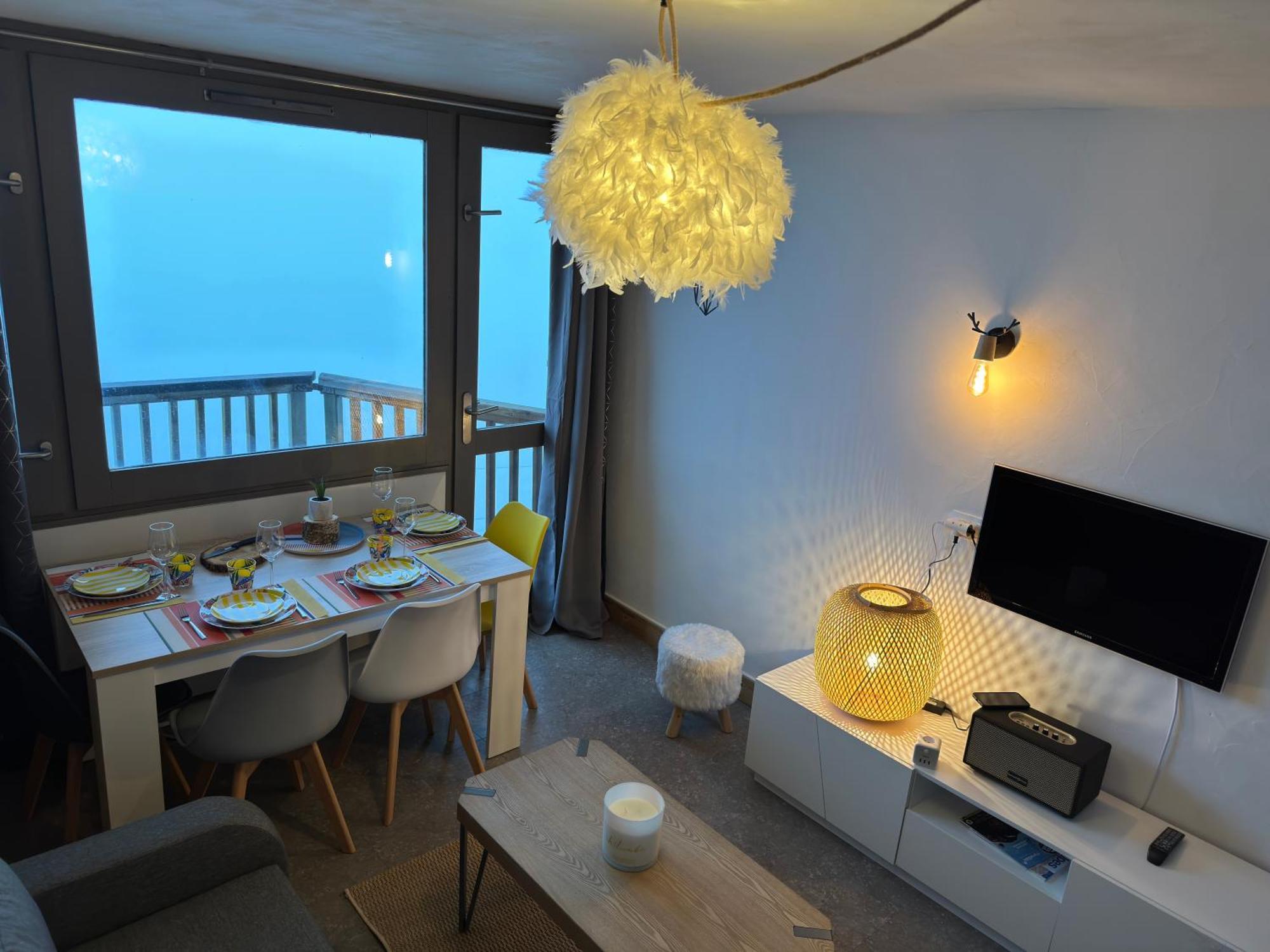 Paquebot Des Neiges - Appartement 4 Personnes - Vue Mont Blanc Ла-Плань Экстерьер фото