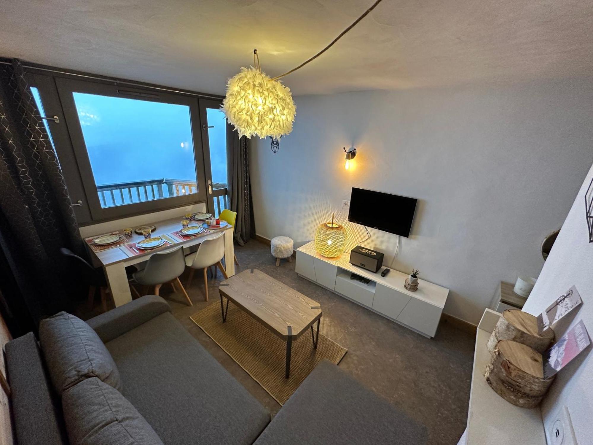 Paquebot Des Neiges - Appartement 4 Personnes - Vue Mont Blanc Ла-Плань Экстерьер фото