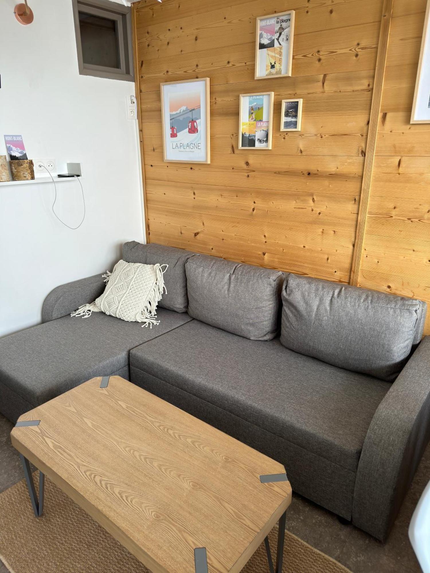 Paquebot Des Neiges - Appartement 4 Personnes - Vue Mont Blanc Ла-Плань Экстерьер фото