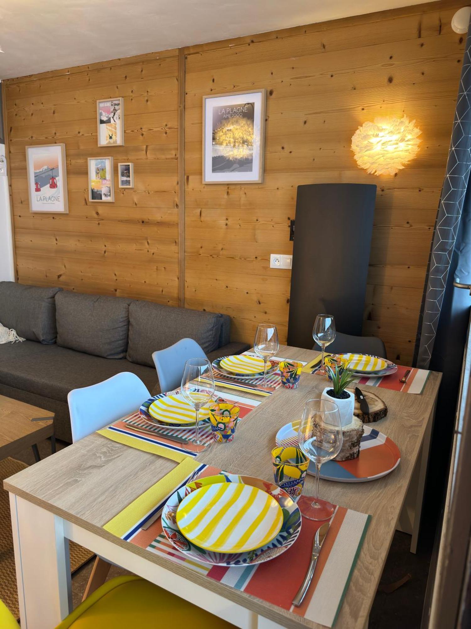 Paquebot Des Neiges - Appartement 4 Personnes - Vue Mont Blanc Ла-Плань Экстерьер фото